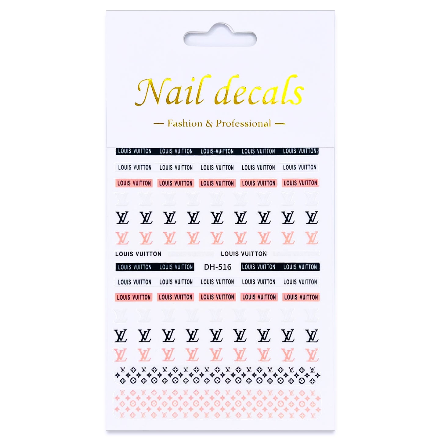 Nail Art:  Luxury Designer Decals & Foil