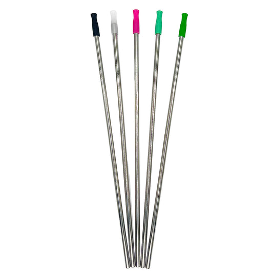 Tumbler Straws [Metal] w Silicone Tips