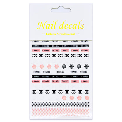 Nail Art:  Luxury Designer Decals & Foil