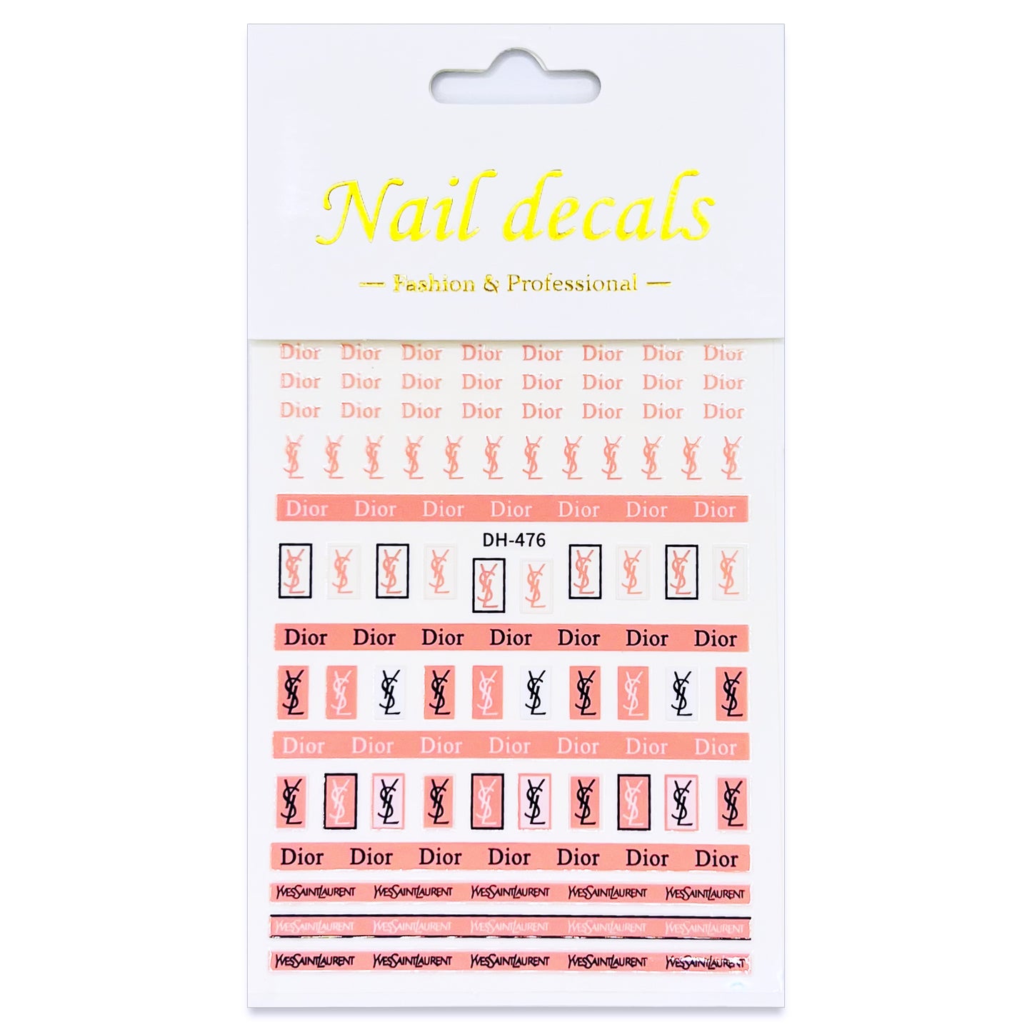 Nail Art:  Luxury Designer Decals & Foil