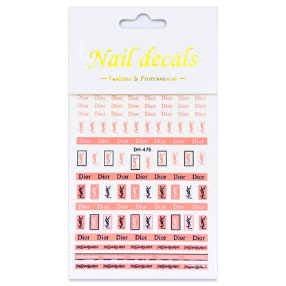 Nail Art:  Luxury Designer Decals & Foil