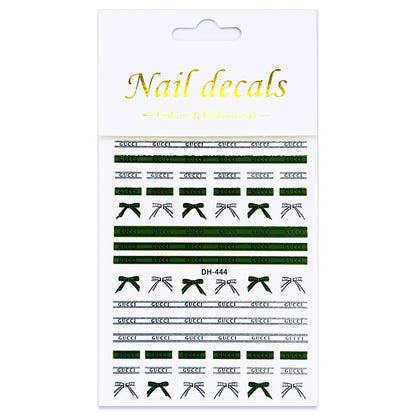 Nail Art:  Luxury Designer Decals & Foil