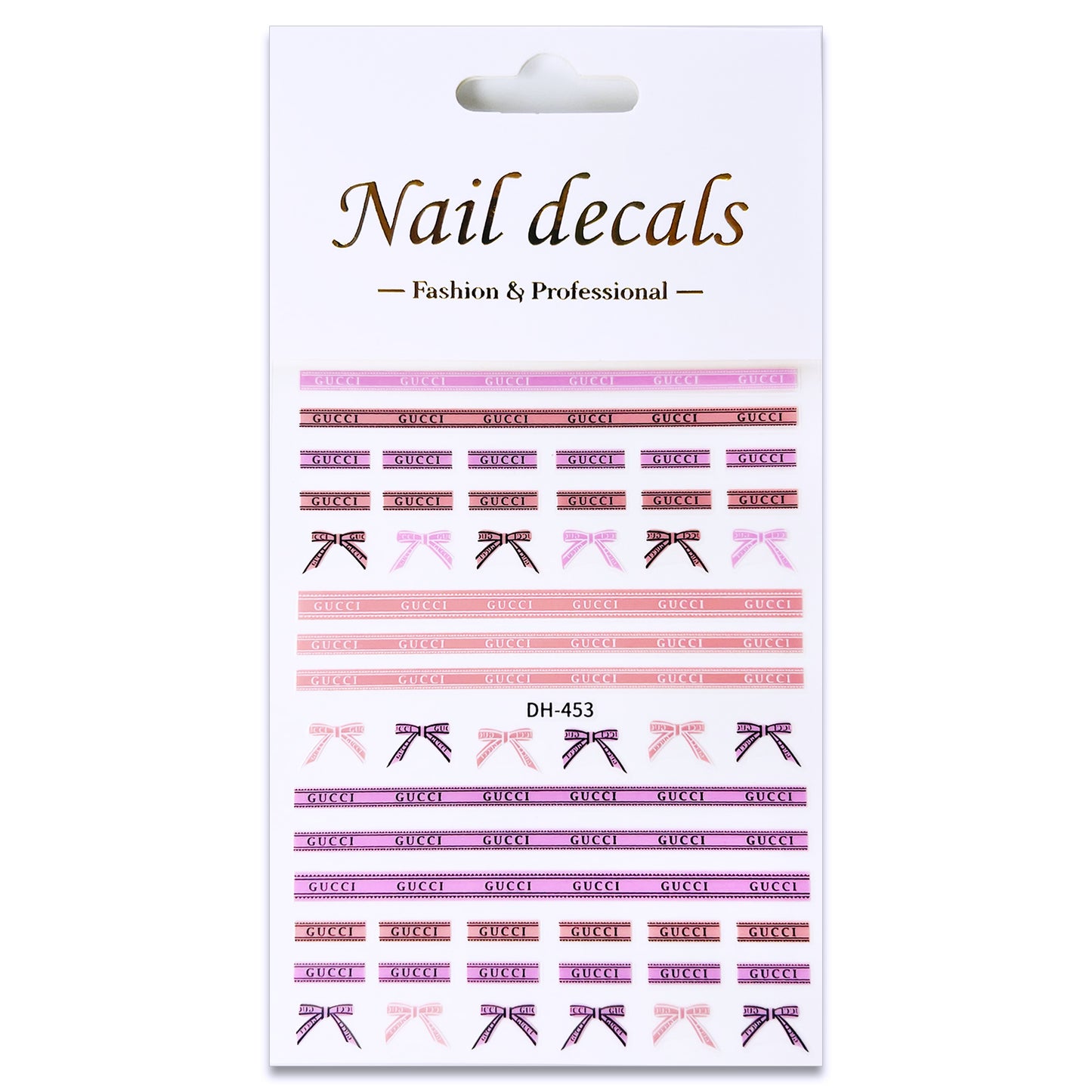 Nail Art:  Luxury Designer Decals & Foil